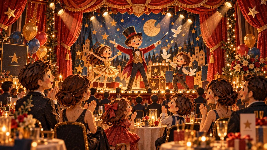 A corporate event for the staff’s children